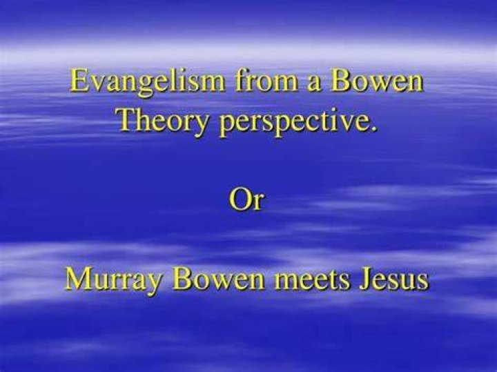 PPT Evangelism from a Bowen Theory perspective. Or Murray Bowen meets