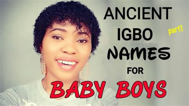 Rare Igbo names for boys and girls Legit.ng