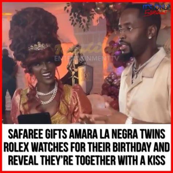 Safaree Gifts Amara La Negra's Twins Matching Rolex Watches, Erica Mena