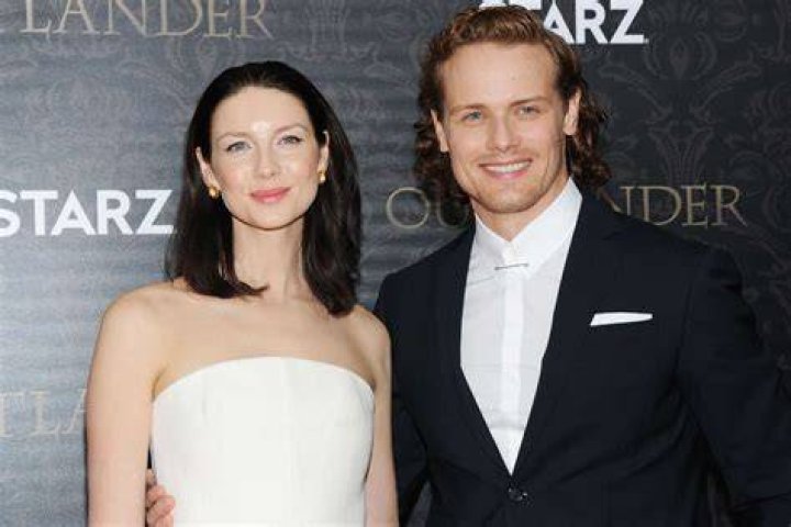 Sam Heughan and Caitriona Balfe. Sam has ringlets ) Sam heughan