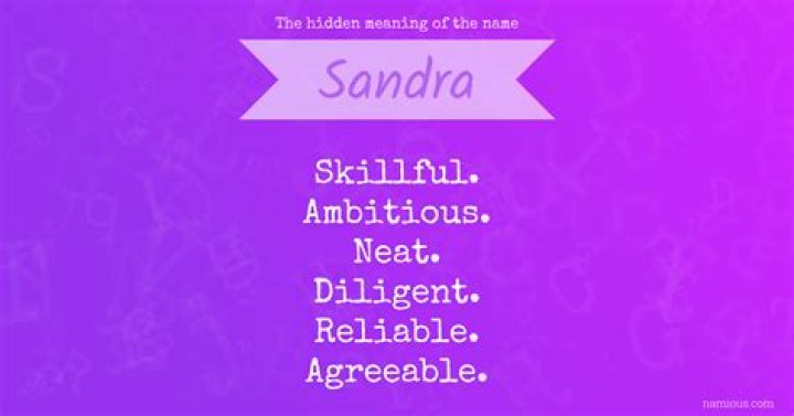 Sandra Name Meaning, Origin, History, And Popularity MomJunction