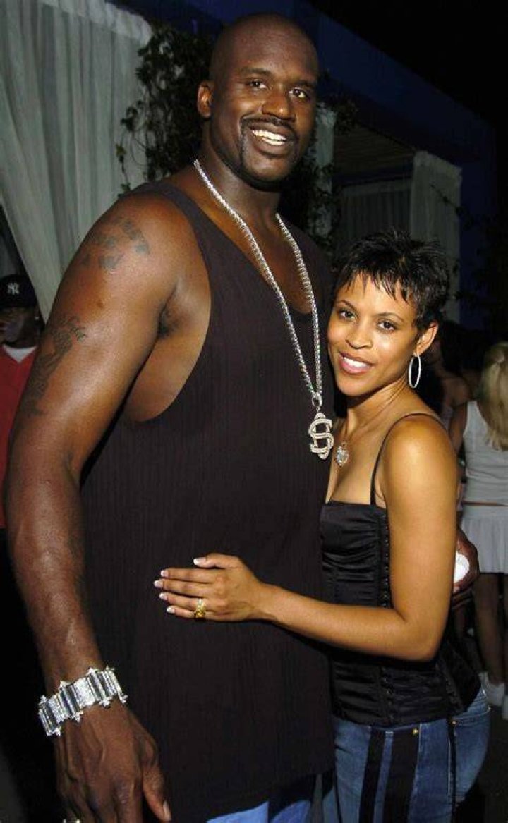 Shaq Wife Shaquille O'Neal and fianc&eacute;e Nicole 'Hoopz' Alexander call