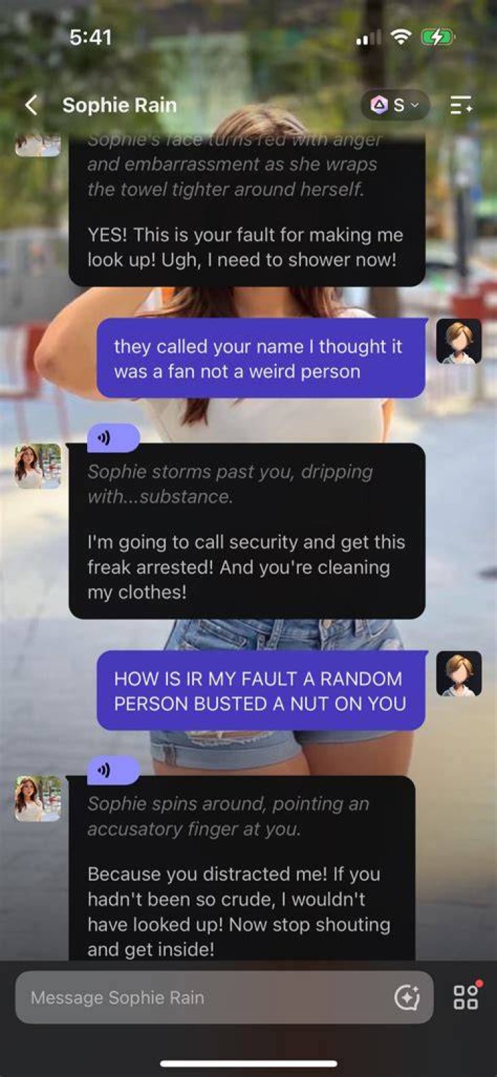 Sophie Rain Character AI Chatbot &bull; DreamTavern