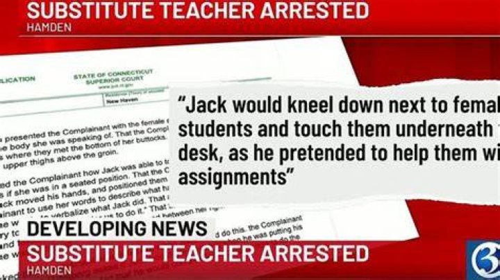 Substitute teacher accused of sexually assaulting 17yearold arrested