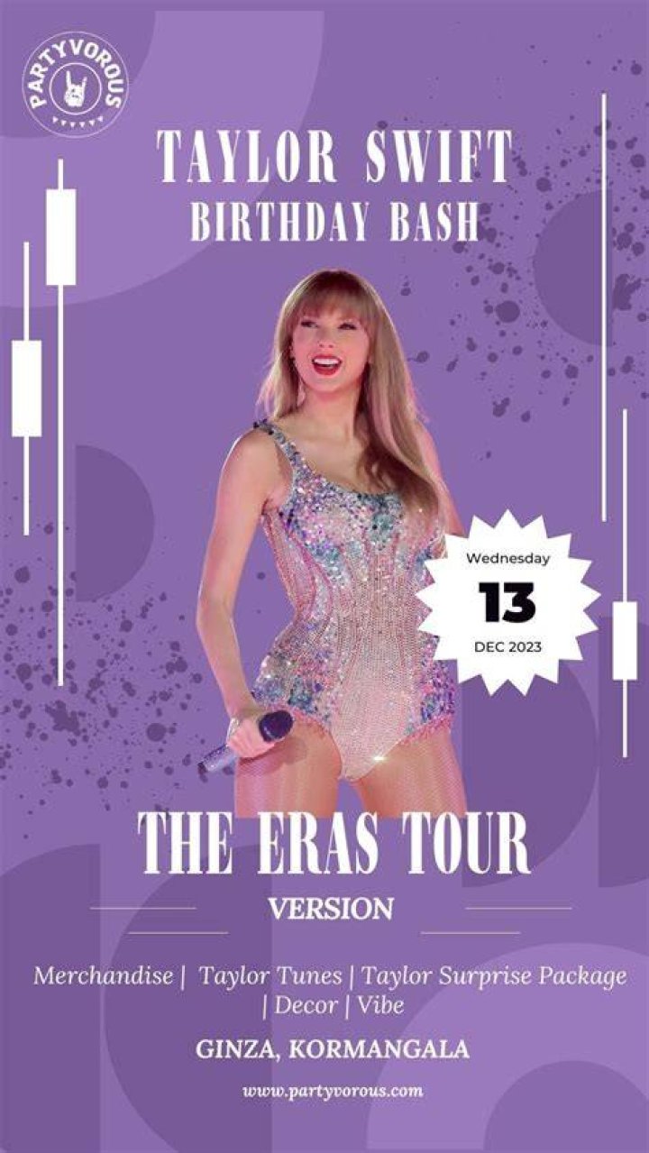 Taylor Swift&rsquo;s Birthday December 13, 2024 Spirit Of The Holidays
