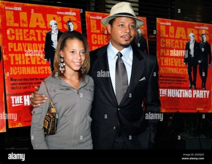Terrence howard and daughter aubrey howard hires stock photography and