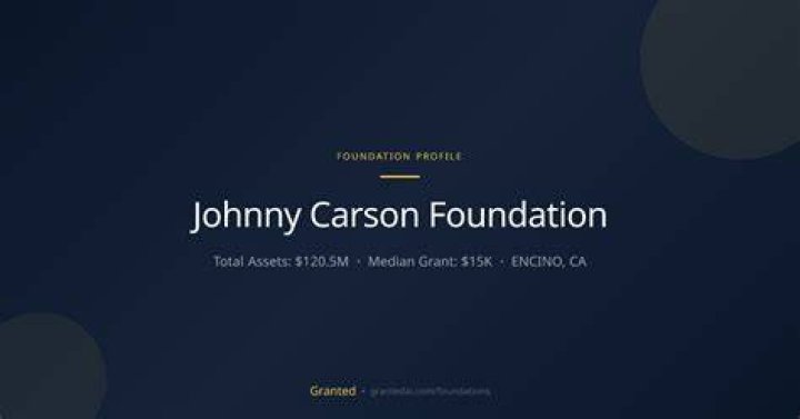 The Johnny Carson Foundation Makes HUGE Surprise Donation To University
