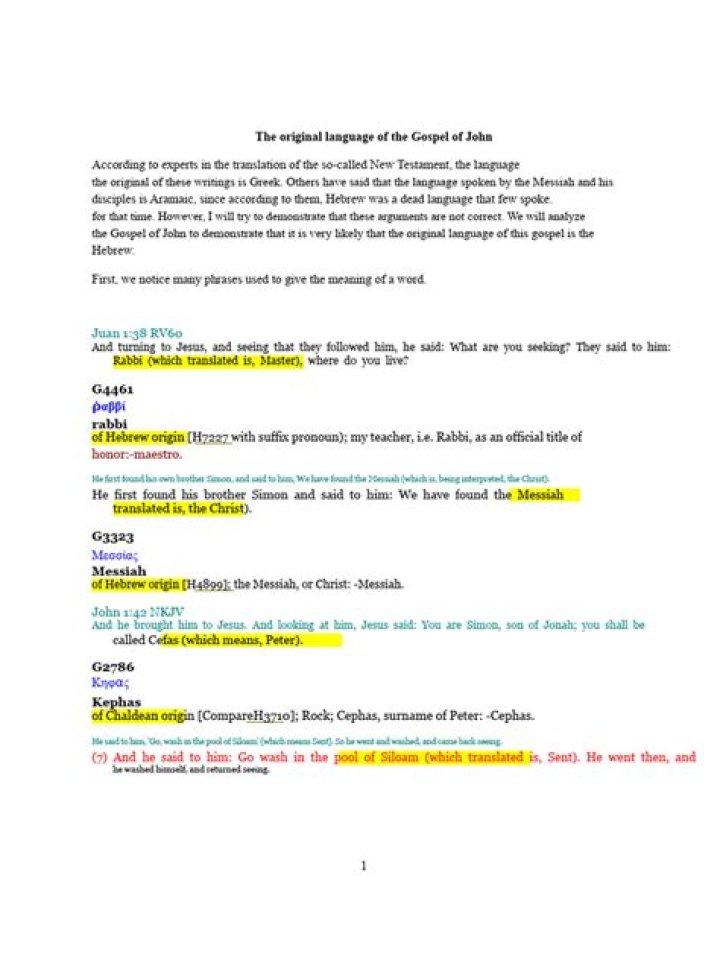 Uncover The Original Language Of The Gospel Of John