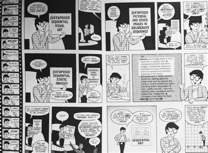 What does McCloud argue is the language of comics?
