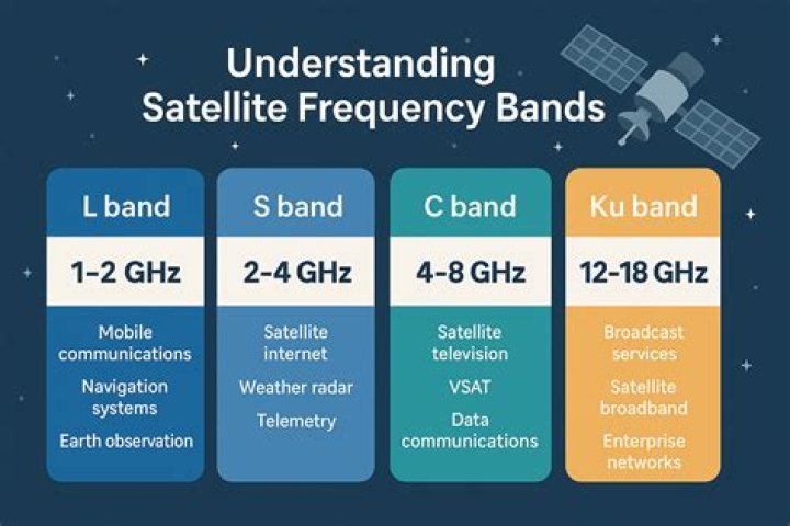 What frequency are the signals from your satellite dish to your TV?