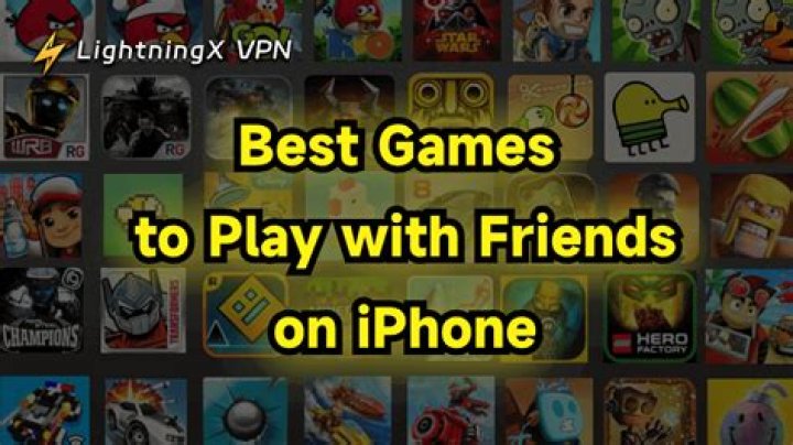 What iPhone games can I play with friends?