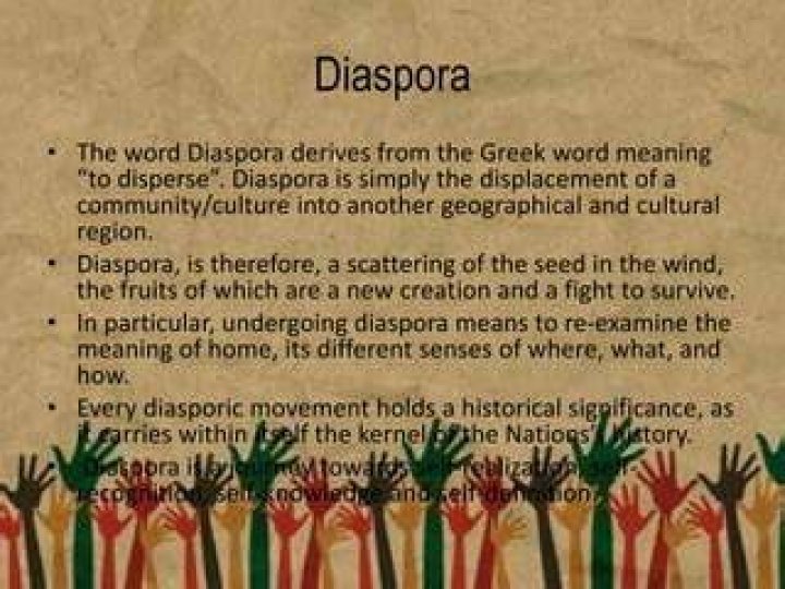 What is diasporic movement?