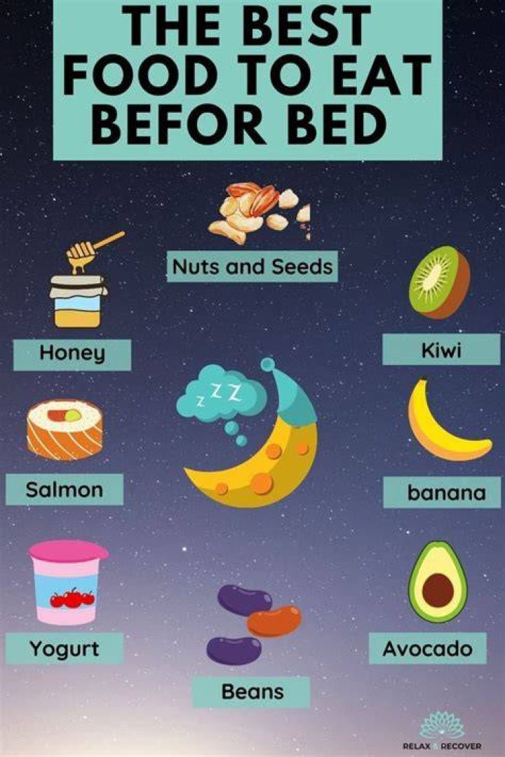 What is good to eat before bedtime?