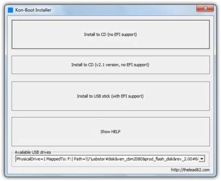 What is Kon-Boot installer?