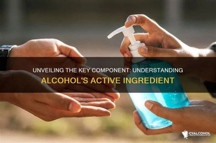 What is the active ingredient in beer and wine?