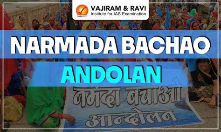 What is the motto of Narmada Bachao Andolan?