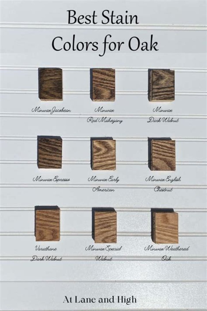 What stain looks good on Oak?
