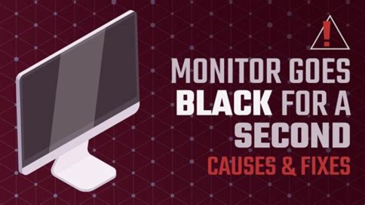 Why is my second monitor all black?