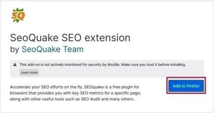Why SEOquake Chrome Extension is not working Part 1 Free Rank Checker
